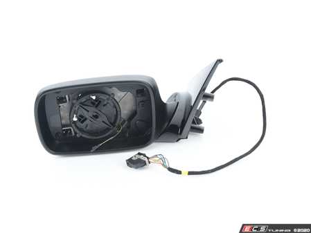 ES#84285 - 51167190189 - Heated Mirror without Glass - Left -Gloss Black - Genuine BMW - BMW