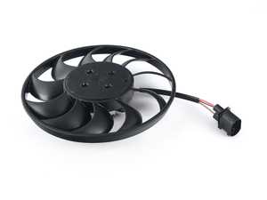 ES#3232162 - 3Q0959455C - Auxiliary Fan Assembly - 320MM - 400w cooling fan assembly - Smaller of the two fans found behind the radiator - Genuine Volkswagen Audi - Audi
