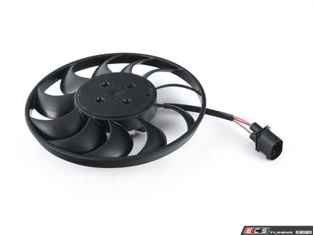 ES#3232162 - 3Q0959455C - Auxiliary Fan Assembly - 320MM - 400w cooling fan assembly - Smaller of the two fans found behind the radiator - Genuine Volkswagen Audi - Audi