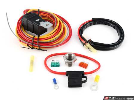 ES#4147343 - FRH - Spal Electric Fan Harness with Relay - Electric Fan Relay - 40 amp, 12V, single pole wiring harness kit - Spal - Audi BMW MINI