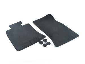 ES#2601917 - 51477345149 - MINI Emblem Logo - Black - Floor Mat Carpet Set - Front Set - (NO LONGER AVAILABLE) - Replace or upgrade to factory MINI carpets - Genuine MINI - 