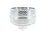 ES#3089027 - 009390ECS01-02 -  Billet Aluminum Oil Filter Housing - Clear Anodized - Upgrade to a more durable and attractive, billet oil filter housing - ECS - Audi Volkswagen Porsche