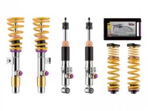 ES#4418099 - 3A7200EB - KW Coilover Kit Variant 4 - 3-Way Adjustable Dampening - G80 RWD - Developed exclusively for super sports cars, sports cars and performance sedans, V4 coilovers are the ultimate in coilover technology featuring 3-way adjustable dampening and leading race technology for the highest street and track coilovers available. - KW Suspension - BMW