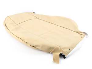 ES#1844752 - 52107253247 - Leather Backrest Cover - Left - Cream Beige - Genuine BMW - BMW