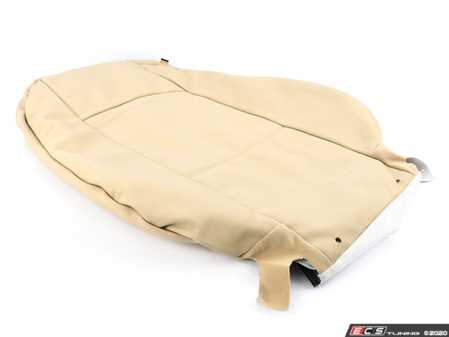 ES#1844752 - 52107253247 - Leather Backrest Cover - Left - Cream Beige - Genuine BMW - BMW