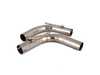 ES#4620749 - 014757LA02 -  ECS "Ti.22" MK8 GTI 3.0" Titanium Catback Exhaust System  - Radical weight savings of 60% combined with an exotic exhaust note and beautiful craftsmanship make this Titanium Exhaust System a must-have for your MK8 GTI. Choose between Valved or Non-Valved muffler configurations - ECS - Volkswagen