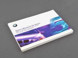 ES#12908 - 01410155420 - Owner's Handbook E39 - E39/2 - Genuine BMW - BMW