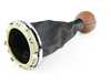 ES#2101901 - 25117595399 - Mayfair Shift Knob W/ Boot - Silver - Mayfair special edition black boot with toffee knob - Genuine MINI - MINI