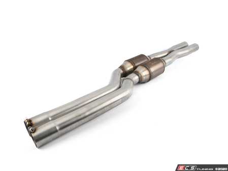 ES#3624037 - 043732 - BMW E30 - All Models (For E46 M3 - S54 Engine Conversion) Front "X-Pipe" With Metallic Catalytic Converter Right + Left - Supersprint - 
