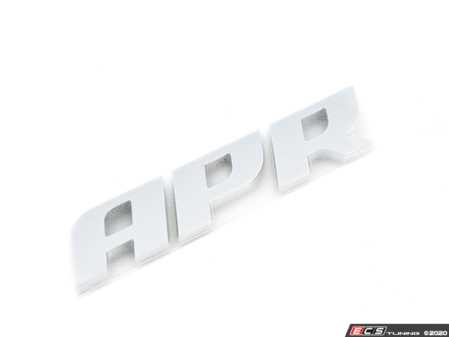 ES#4362082 - A1000007C4 - APR Badge - Matte Silver - OEM-look thanks to the multi-piece design and 3D-domed profile, but draws all the right attention to enthusiasts in the know! - APR - Audi Volkswagen Porsche