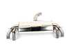 ES#3129649 - SSXAU578 - Cat-Back Exhaust System - Resonated - 3" stainless steel with quad oval Cerakote tips - Milltek Sport - Audi