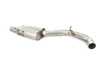 ES#3129649 - SSXAU578 - Cat-Back Exhaust System - Resonated - 3" stainless steel with quad oval Cerakote tips - Milltek Sport - Audi