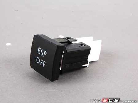 ES#1833795 - 5K0927117REH - Electronic Stability Program Button - Red lit ESP button fits in lower tray infront of gear selector - Genuine Volkswagen Audi - Volkswagen