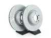 ES#3301956 - 34206797598zKT - Rear Cross Drilled & Slotted Brake Rotors - Pair (345x24) - Race quality braking option, cross drilled & slotted (345x24). One piece design. - Zimmermann - BMW