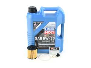 ES#3199985 - 11427622446kt5 - MINI Liqui Moly 5w-30 Oil Service Kit Gen 2 - With ECS Magnetic Drain Plug - All in one service for your MINI - Assembled By ECS - MINI
