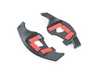ES#4304962 - 005146LA01-02 - MK7 Paddle Shifter Extension Set - Flat Black - Maintain steering control while changing gears with our paddle shifter extensions - ECS - Volkswagen