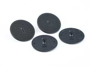 ES#4057579 - 51472458559 - Front Rubber Floor Mat Set - Black - Freshen up your interior with new floor mats. - Genuine BMW - BMW