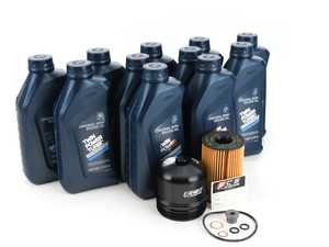 ES#4372200 - s63occapKT - Genuine BMW Oil Change Kit / Inspection I - Upgraded to include a Billet Aluminum Oil Filter Cap - Assembled By ECS - BMW