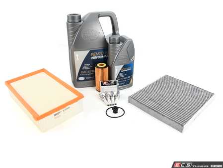 ES#3170111 - 8VA3S340KSKKT - 40K Mile Service Kit - Everything you need to perform the recommended 40k mile service. - Assembled By ECS - Audi