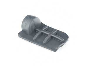 ES#4040637 - 09P301160A - Rubber Transmission Noise Cover Sound Deadener - Middle  - A rubber deadener that helps maintain a quiet transmission - Genuine Volkswagen Audi - Volkswagen