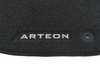 ES#3613713 - 3G8061370 - Mojo Mats - Black / Black Piping - Keep your interior showroom fresh with a set of four carpeted black floor mats with black piping and white ARTEON lettering - Genuine Volkswagen Audi - Volkswagen