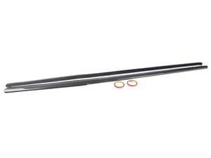 ES#4392675 - 00409ECS01 - F10 Carbon Fiber Side Skirt Extensions - Add a subtle yet effective touch that enhances your cars appearance with carbon fiber side skirt extensions. Side effects can include, but are not limited to: a lower, wider, better appearance. - ECS - BMW
