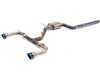 ES#4620749 - 014757LA02 -  ECS "Ti.22" MK8 GTI 3.0" Titanium Catback Exhaust System  - Radical weight savings of 60% combined with an exotic exhaust note and beautiful craftsmanship make this Titanium Exhaust System a must-have for your MK8 GTI. Choose between Valved or Non-Valved muffler configurations - ECS - Volkswagen