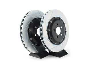 ES#4045897 - 1026x365x34RS5 - 2-piece Lightweight Front Rotors (pair) - Shaves 5lbs of unsprung weight from the front of your car while increasing braking performance. - JH Motorsports  - Audi