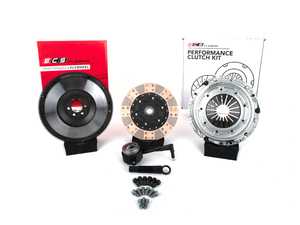 ES#4419762 - 002721LA02-02KT -  ECS Tuning Stage 3 Performance Clutch Kit with Lightweight Forged Steel Flywheel (18.95lbs) - The best value for K04 / K04 Hybrid or bolt-on turbo power levels! Capable of holding 450 Ft/Lbs of crank torque - ECS - Audi Volkswagen