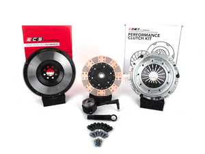 ES#4419775 - 002721LA02-04KT -  ECS Tuning Stage 3 Performance Clutch Kit with Lightweight Forged Steel Flywheel (18.85lbs) - The best value for IS38 turbo power levels! Capable of holding 450 Ft/Lbs of crank torque - ECS - Volkswagen