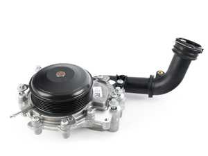 ES#5388812 - 651200780180KT - Remanufactured Water Pump Assembly - Price includes a $29.99 refundable core charge. Includes gasket, hardware and pulley. - Genuine Mercedes Benz - Mercedes Benz