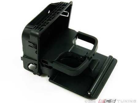 ES#317163 - 1K0862532G9B9 - Rear Cup Holder - Restore you interior - Satin Black - Genuine Volkswagen Audi - Volkswagen