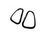 ES#4419893 - 63217166959 - Black Tail Light Trims - Set  - Black line add on tail light trims - ECS - MINI