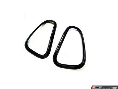 ES#4419893 - 63217166959 - Black Tail Light Trims - Set  - Black line add on tail light trims - ECS - MINI