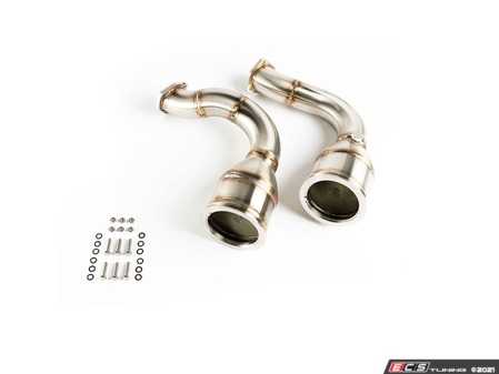 ES#4419989 - EXH-DP-0048-CAT - Downpipes With High Flow Cats - This is the best bolt-on modification that will increase exhaust flow, improve turbocharger spool time and drastically change the sound of your sport SUV. - CTS - Audi