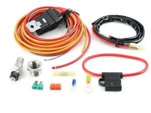 Spal Electric Fan Harness with Relay - 185 Degree 