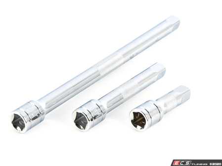 ES#3238578 - 640846 - 3 Piece 1/2 in. Dr. Socket Extension Bar Set - Reach that unreachable fastener in a flash with Powerbuilt socket extension bars. - Powerbuilt - Audi BMW Volkswagen Mercedes Benz MINI Porsche