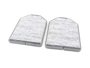 ES#3676697 - 4D0898438A - Cabin Filter (Charcoal Lined) Set - Includes set of 2 filters - Hengst - Audi