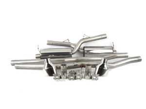 ES#2827472 - SSXAU355 - Cat-Back Exhaust System - Non-Resonated - 2.75" stainless steel with dual oval polished tips - Milltek Sport - Audi