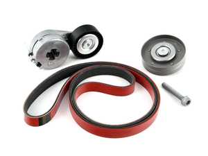 ES#4305031 - 06H903137CKT2 - Accessory Belt Kit With ECS Performance Kevlar Reinforced Accessory Belt - Keep your accessories running properly! - Assembled By ECS - Audi