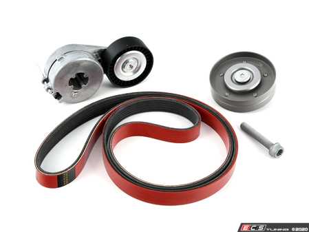 ES#4305031 - 06H903137CKT2 - Accessory Belt Kit With ECS Performance Kevlar Reinforced Accessory Belt - Keep your accessories running properly! - Assembled By ECS - Audi