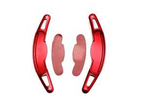 ES#4423256 - SHIFTPADDLE - ECS F56+ MINI Cooper Aluminum Shift Paddle Set - Red - Add on steering wheel paddles shifter that fit over the factory paddles on automatics transmissions - ECS - MINI