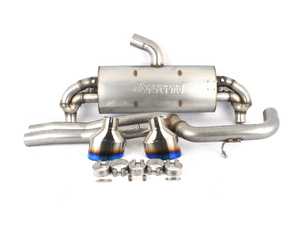 ES#3699038 - SSXAU794 - Cat-Back Exhaust System - Non-Resonated - 3.00" Stainless Steel non-resonated system with dual Burnt Titanium oval tips (170x107mm) - Milltek Sport - Audi