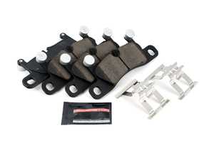 ES#3991029 - Z23-1453 - Z23 Evolution Sport Rear Brake Pad Set - Carbon fiber infused ceramic brake pad set - Power Stop - Volkswagen Porsche