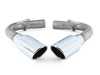 ES#3619133 - 140751 - 3" Stainless Steel Cat-Back System - Featuring 4" single round rolled angle-cut tips - Borla - Volkswagen