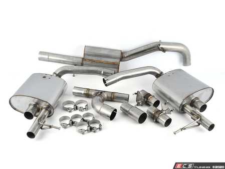ES#4420015 - SSXVW622 - Cat Back- Resonated Valved System without tips - Get that Exhaust tone you've been looking for! - Milltek Sport - Volkswagen