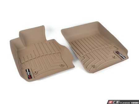 ES#2837764 - 451461 - E9x xDrive Front FloorLiner DigitalFit - Tan - Laser measured for perfect fitment and ultimate protection against moisture and debris - WeatherTech - BMW