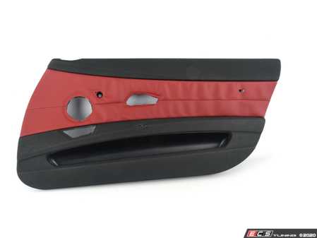 ES#249400 - 51419152882 - Leather Door Lining - Right - Imola Red - Genuine BMW - BMW