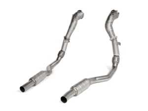 ES#4423725 - akrDP/L-AU/SS/1 - Akrapovic Performance Downpipes  - Stainless steel downpipes with 200 cell catalytic converters - Akrapovic - Audi
