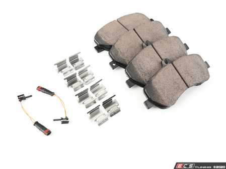 ES#3161551 - EUR1406 - Euro Ceramic Brake Pad Set - Ceramic composite developed to meet low dust & noise requirements. Includes new shims, and sensors. - Akebono - Mercedes Benz